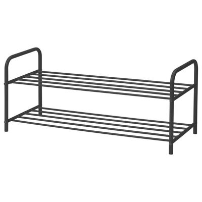 Storage Solutions Shoe Rack with 2 Levels 91x35x38.5 cm