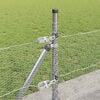 vidaXL Fence Post Silver 50 x 0.4 m (13 mm mesh) Steel