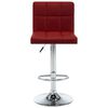 vidaXL Bar Stools 2 pcs Wine Red Faux Leather