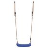 vidaXL Outdoor Swing Seat for Kids Single with Adjustable Rope Blue