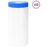 vidaXL Masking Film with Adhesive Tape Transparent and Blue