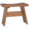 vidaXL Stool Natural 40 x 25 x 31 cm Mahogany Wood
