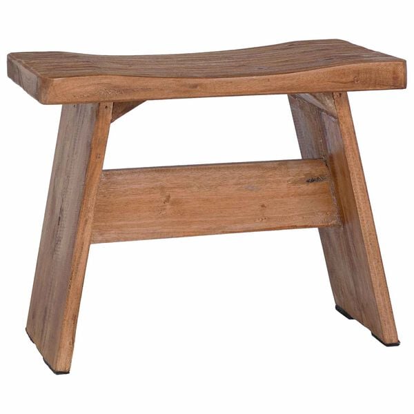 vidaXL Stool Natural 40 x 25 x 31 cm Mahogany Wood