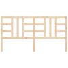 vidaXL Bed Headboard 206x4x100 cm Solid Wood Pine