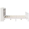 vidaXL Bookcase Bed without Mattress White 160x200 cm Solid Wood Pine