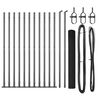 vidaXL Welded Wire Fence with Concrete Base 25 x 0.8 m Grey Mesh