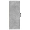 vidaXL Wall Mounted Cabinet Concrete Grey 34.5x34x90 cm Engineered Wood