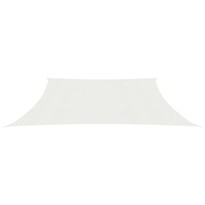 vidaXL Sunshade Sail 160 g/m² White 4/5x4 m HDPE