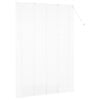 vidaXL Window Blind with Curtains Manual White Aluminium