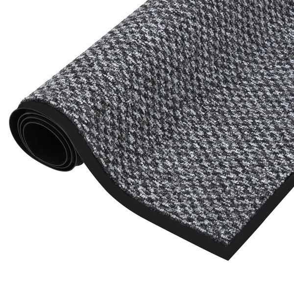 vidaXL Doormat Grey 60x80 cm