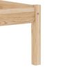 vidaXL Bed Frame without Mattress Solid Pine Wood 180x200 cm Super King