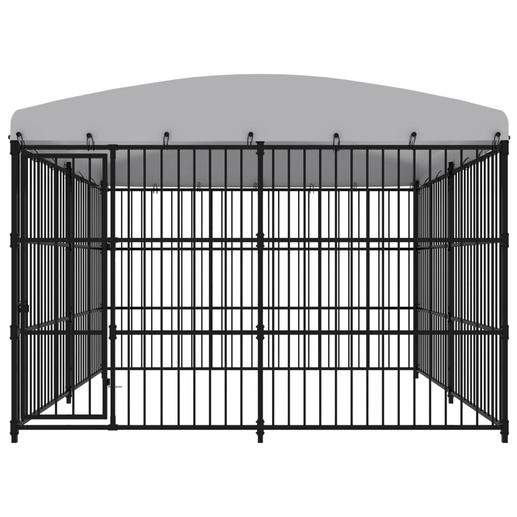 Dog pen sale with roof