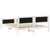 vidaXL Bed Frame Light Grey 180 x 200 cm Solid Pine Wood
