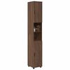 vidaXL Bathroom Cabinet with Storage Brown Oak 30 x 35 x 192 cm