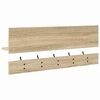 vidaXL Wall-Mounted Coat Rack with Shelf Sonoma Oak 90 x 15 x 36 cm