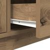 vidaXL TV Cabinet with LED Lights Artisan Oak 100x41x50 cm