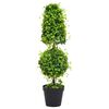 vidaXL Artificial Plant | Green | Polyethylene, Metal, Polypropylene | Medium