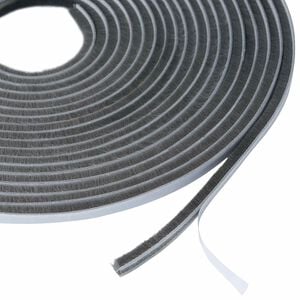 vidaXL Self-Adhesive Door Brush Seal 5 m PP Grey