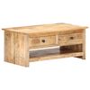 vidaXL Coffee Table 88x50x38 cm Rough Mango Wood