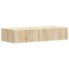 vidaXL Wall-Mounted Side Table Sonoma Oak 87.5 x 34.5 x 17 cm