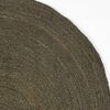 LABEL51 Carpet Jute Round 180x180 cm XXL Army