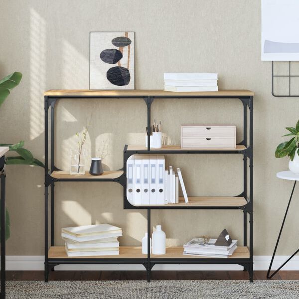 vidaXL Console Table Sonoma Oak 103x32x95 cm Engineered Wood