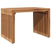 vidaXL Garden Side Table Brown 50 x 32.5 x 35 cm Solid teak wood