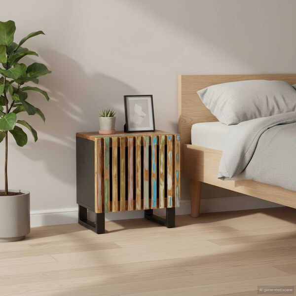 vidaXL Bedside Cabinets 2 pcs 40x34x46 cm Solid Wood Reclaimed