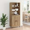 vidaXL Highboard Artisan Oak 69.5 x 34 x 180 cm