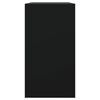 vidaXL Shoe Cabinet Black 80x34x63 cm Engineered Wood