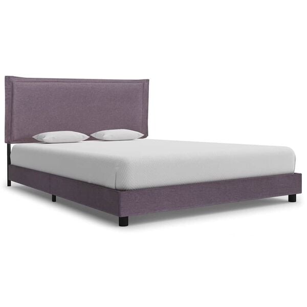 vidaXL Bed Frame without Mattress Taupe Fabric 135x190 cm Double