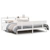 vidaXL Bed Frame without Mattress White 180x200 cm Solid Wood Pine