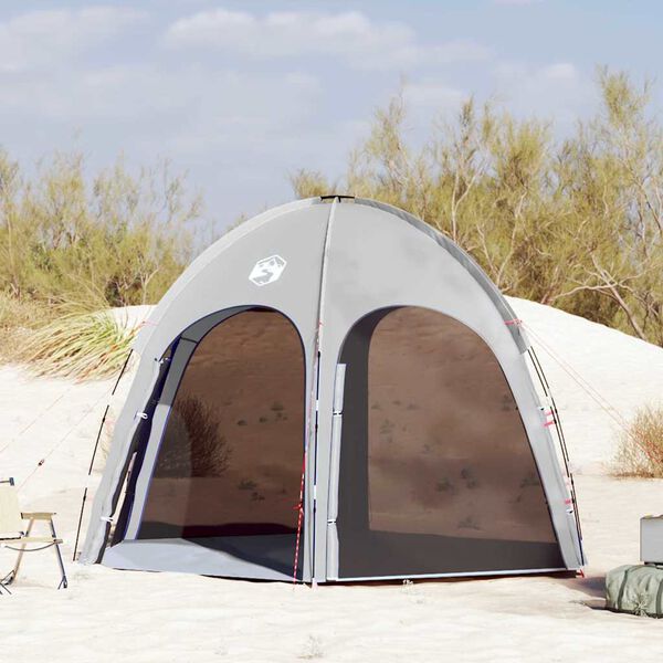 vidaXL Pool Tent with Roof Grey 366 x 305 x 231 cm Polyester