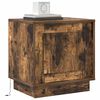 vidaXL Bedside Cabinet 2 pcs Smoked Oak 44 x 34.5 x 45 cm