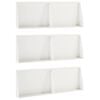 vidaXL Retaining Wall 6 pcs 60 x 12 x 50 cm Steel White
