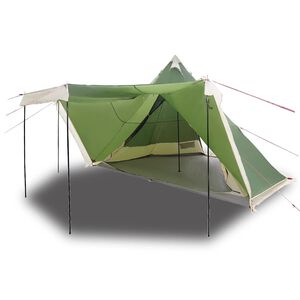 vidaXL Family Tent Tipi 8-Person Green Waterproof