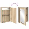 vidaXL Bathroom Furniture Set 4 pcs Sonoma Oak Engineered Wood
