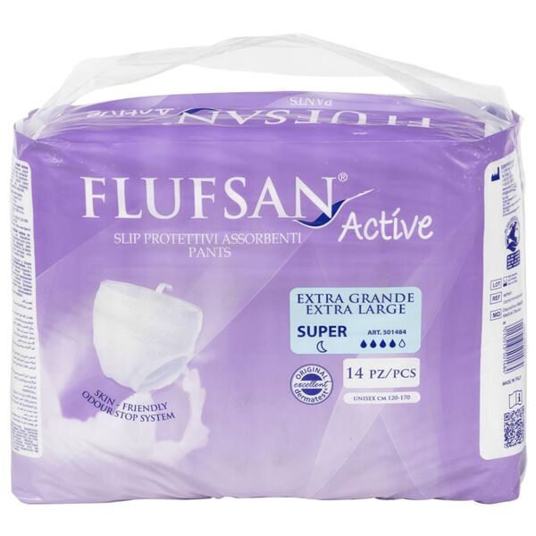 Flufsan Incontinence Pants for Adults 14 pcs Size XL