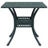 vidaXL Garden Table Green 80x80x75 cm Cast Aluminium