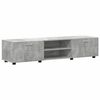 vidaXL TV Cabinet Set with Drawer FLORIN Concrete Grey Engineered Wood