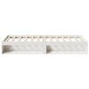 vidaXL Day Bed without Mattress White 90x200 cm Solid Wood Pine