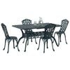 vidaXL Garden Dining Set 5 pcs Green Aluminium
