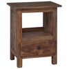 vidaXL Bedside Table Brown 30 x 30 x 47 cm Solid Reclaim Wood
