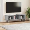 vidaXL TV Stand Grey Sonoma 100 x 35 x 35 cm Engineered Wood