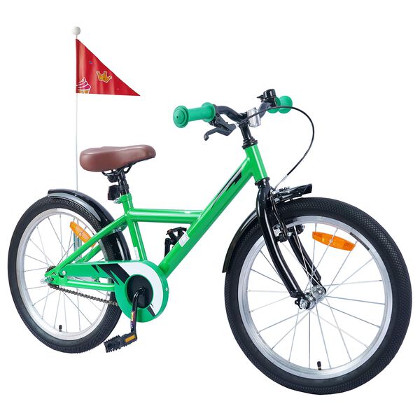 vidaXL Kids Bike 20'' for 6-11 Years Old Green
