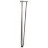 vidaXL hairpin legs for console tables for Console Table 4 pcs Natural Steel 72 cm Solid Steel