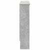 vidaXL Radiator Cover Concrete Grey 78 x 19 x 81.5 cm Engineered Wood