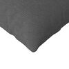 vidaXL Sofa Pillows 2 pcs Dark Grey 200 x 40 cm Corduroy Fabric