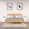 vidaXL Bedside Cabinets 2 pcs White 50x35x61.5 cm Solid Wood Pine