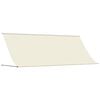 vidaXL Retractable Awning Cream 400x150 cm Fabric and Steel